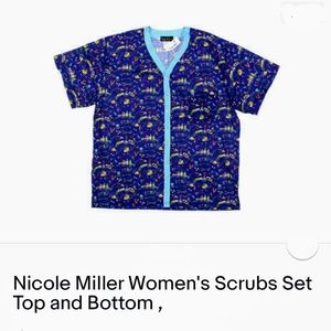 Nicole Miller Women's scrubs set